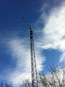 Tower 2 with multi-band quad antenna.